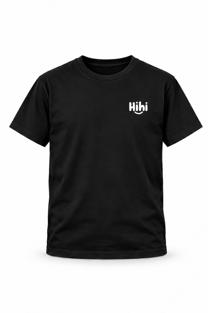 Tričko „Hihi“ unisex – žlté / čierne – Obrázok 10