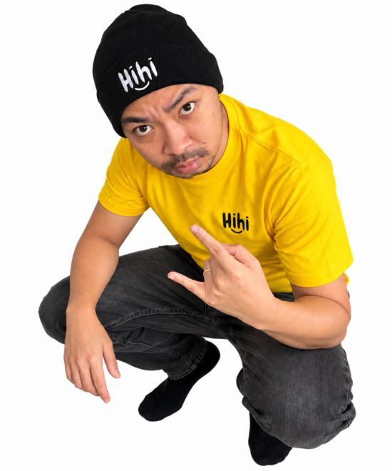 Zimná čiapka "Hihi" čierna